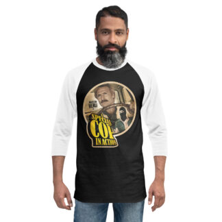 A Special Cop in Action 3/4 sleeve raglan shirt