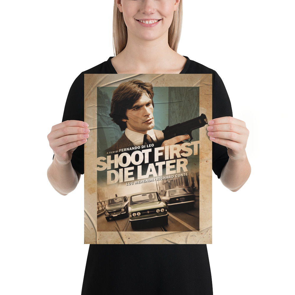 Shoot First Die Later (1974 film) Poster - Image 2