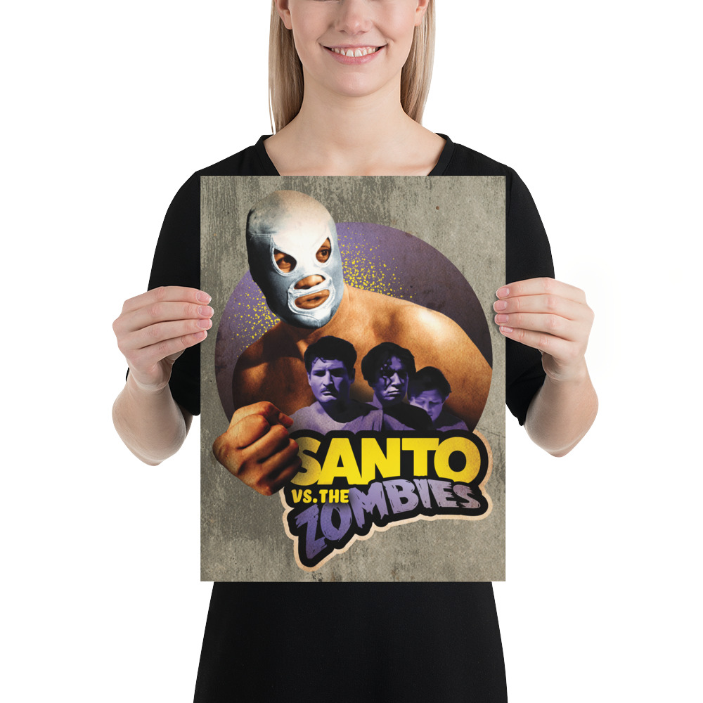 Santo vs The Zombies (1962 film) Poster - Image 2