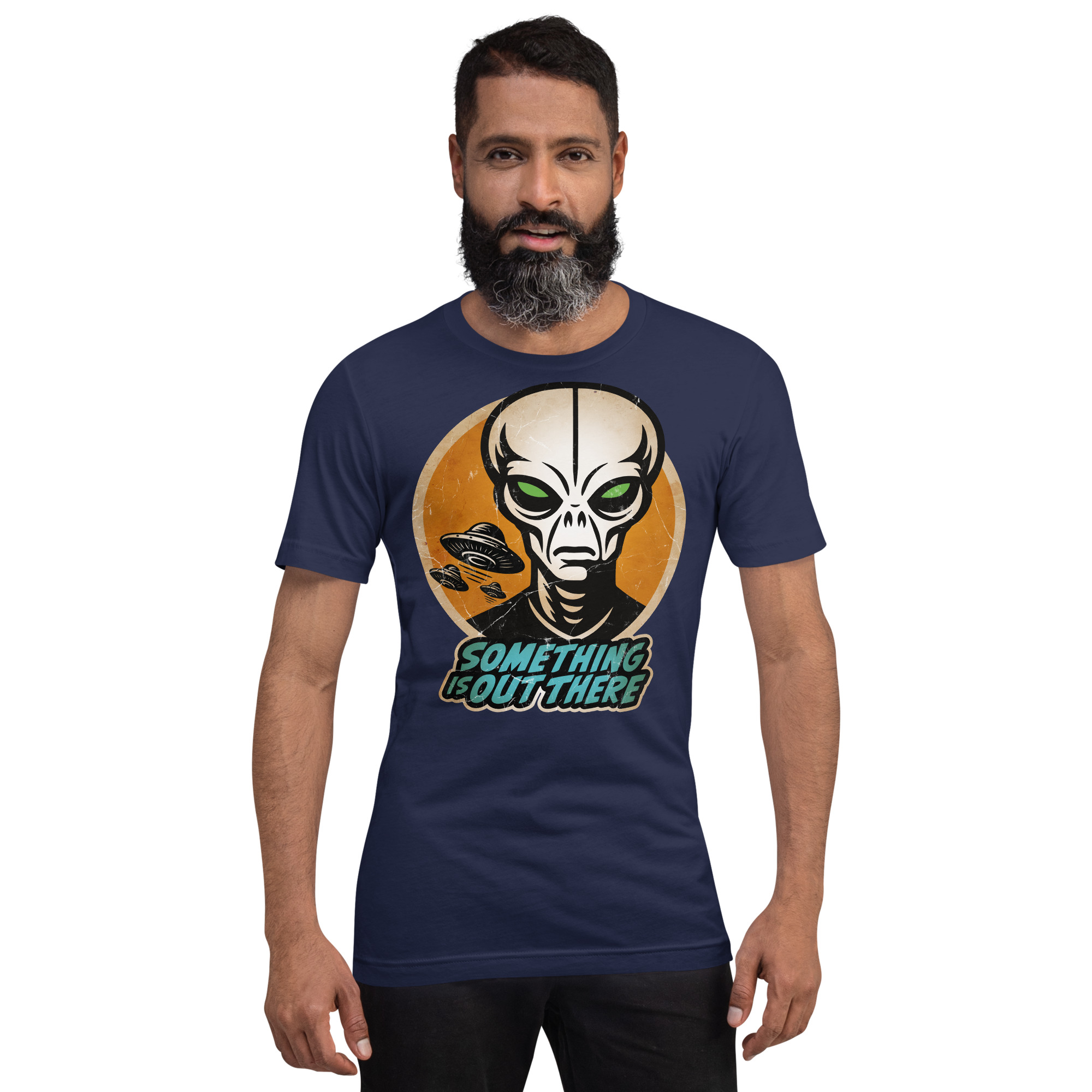 Something is Out There Alien Unisex T-shirt - Image 3