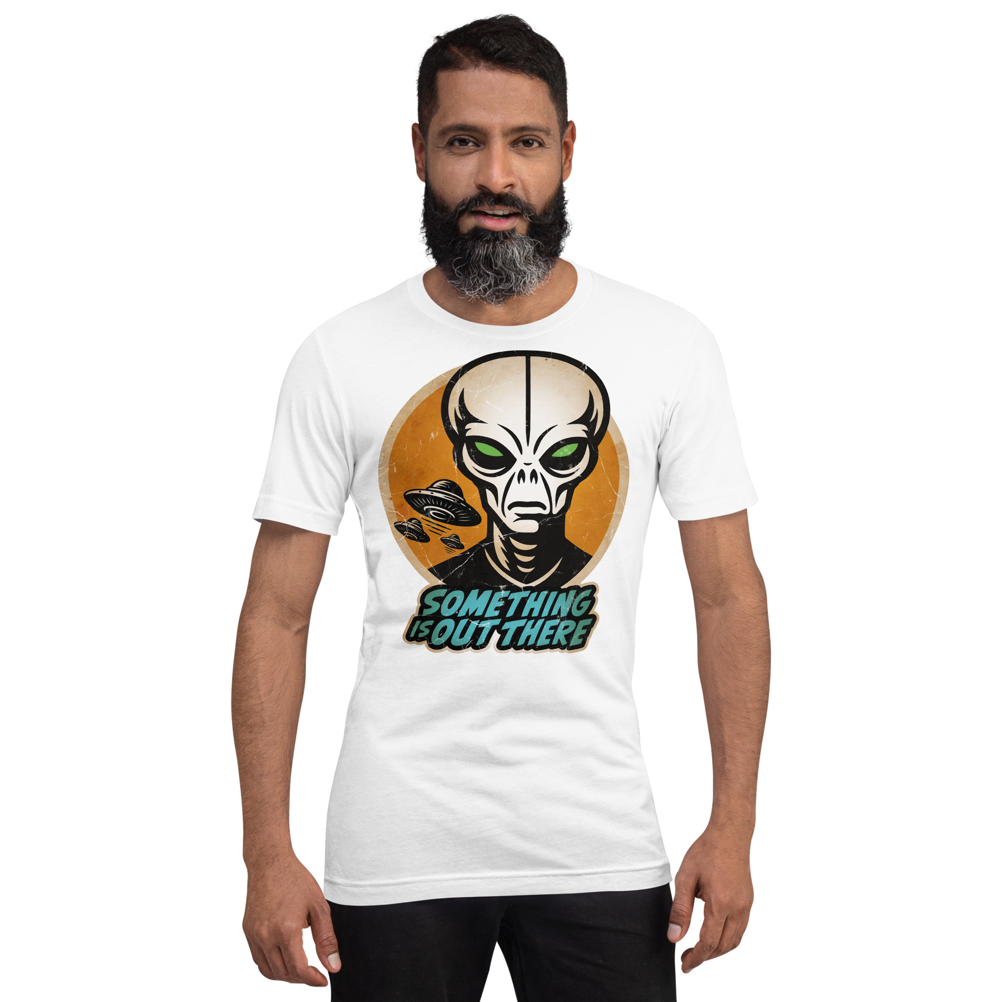 Something is Out There Alien Unisex T-shirt - Image 8