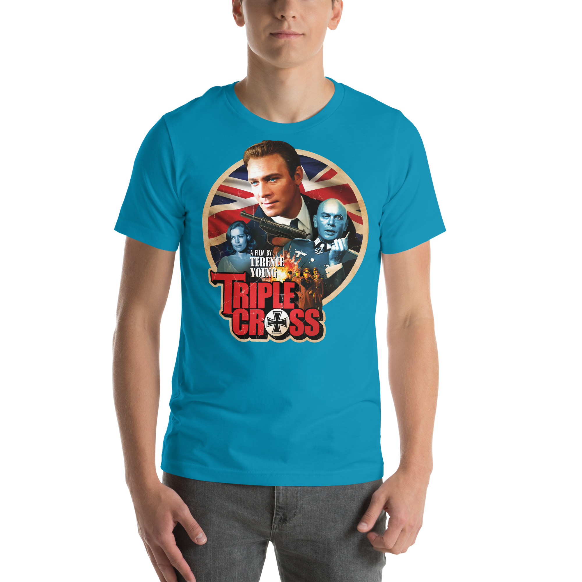 Triple Cross (1966) Unisex T-shirt - Image 6