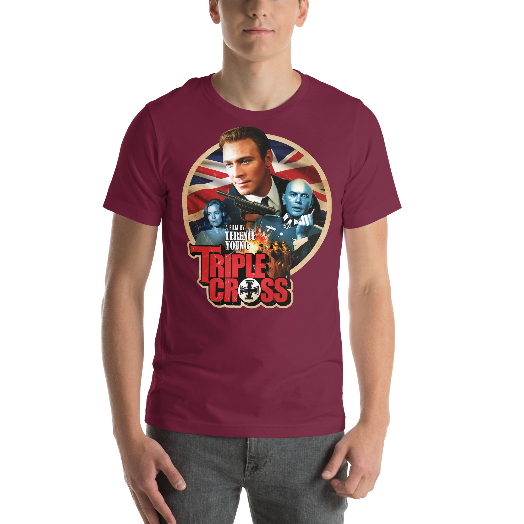 Triple Cross (1966) Unisex T-shirt - Image 3