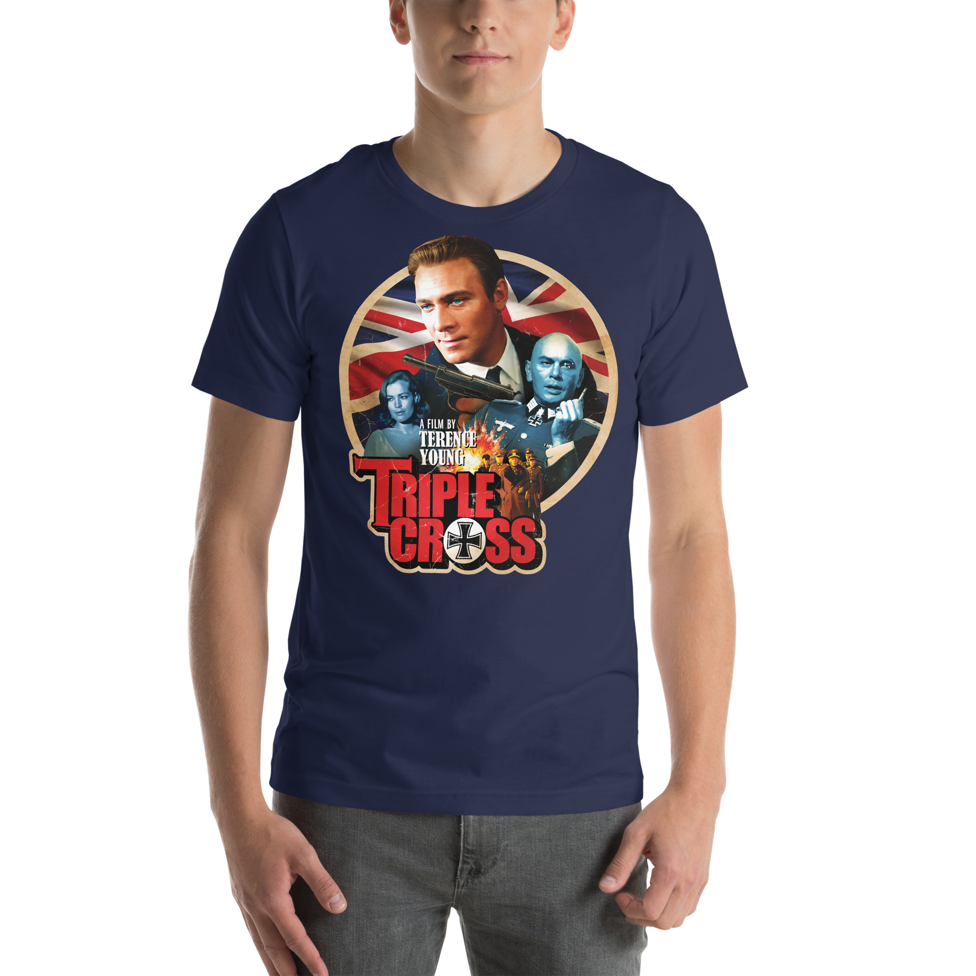 Triple Cross (1966) Unisex T-shirt - Image 2