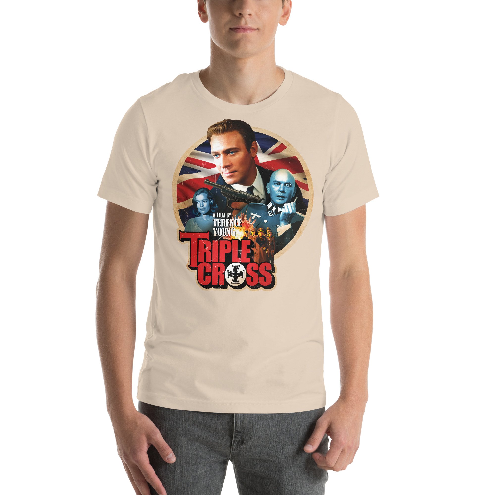 Triple Cross (1966) Unisex T-shirt - Image 7