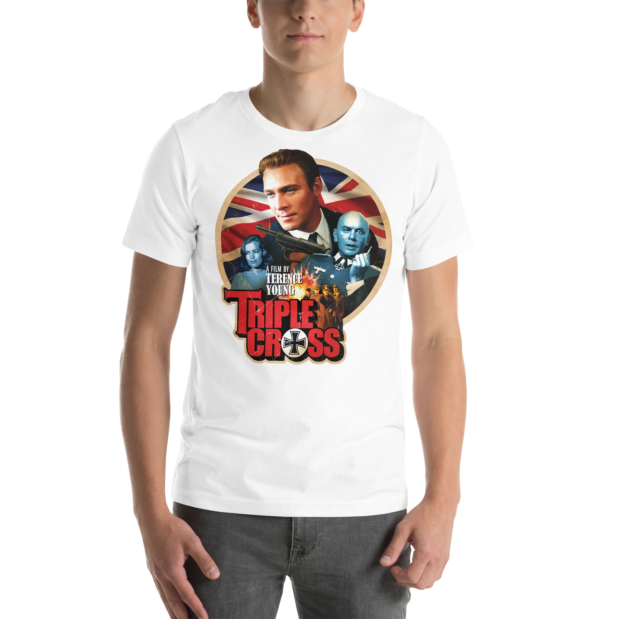Triple Cross (1966) Unisex T-shirt - Image 8