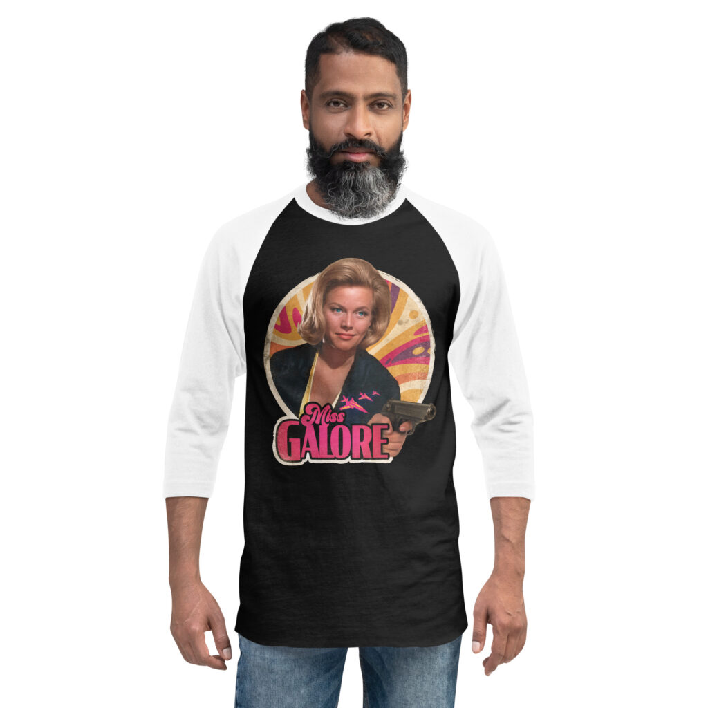 Miss Galore 3/4 sleeve raglan shirt