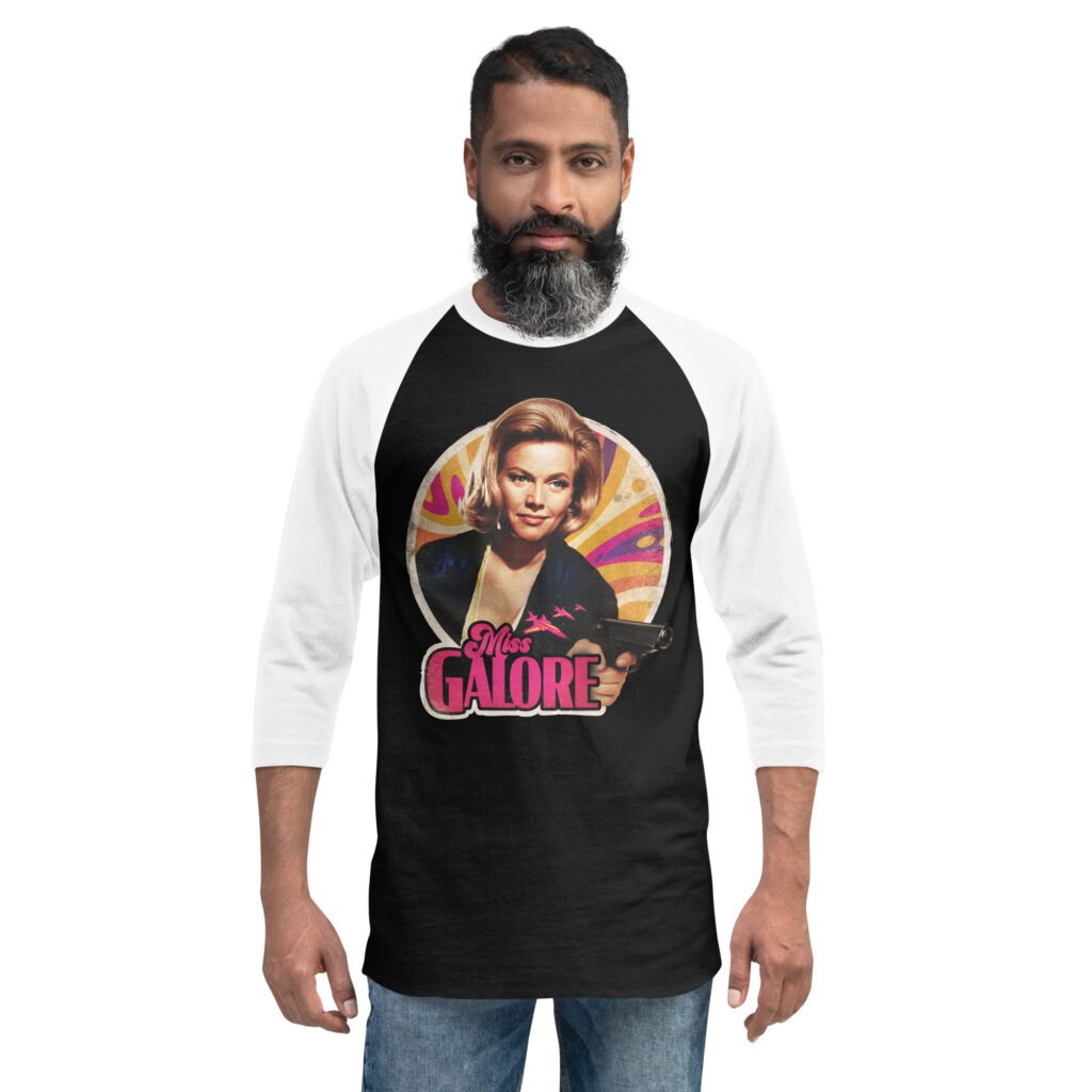 Miss Galore 3/4 sleeve raglan shirt
