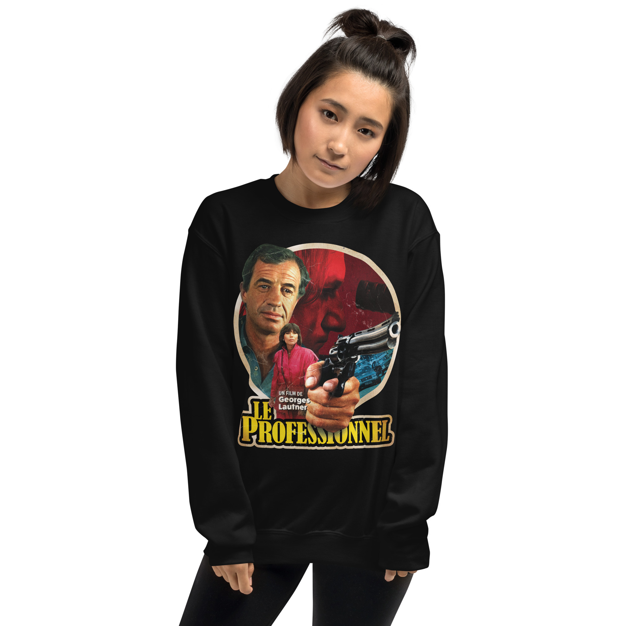 Le Professionnel (1981) Unisex Sweatshirt - Image 2