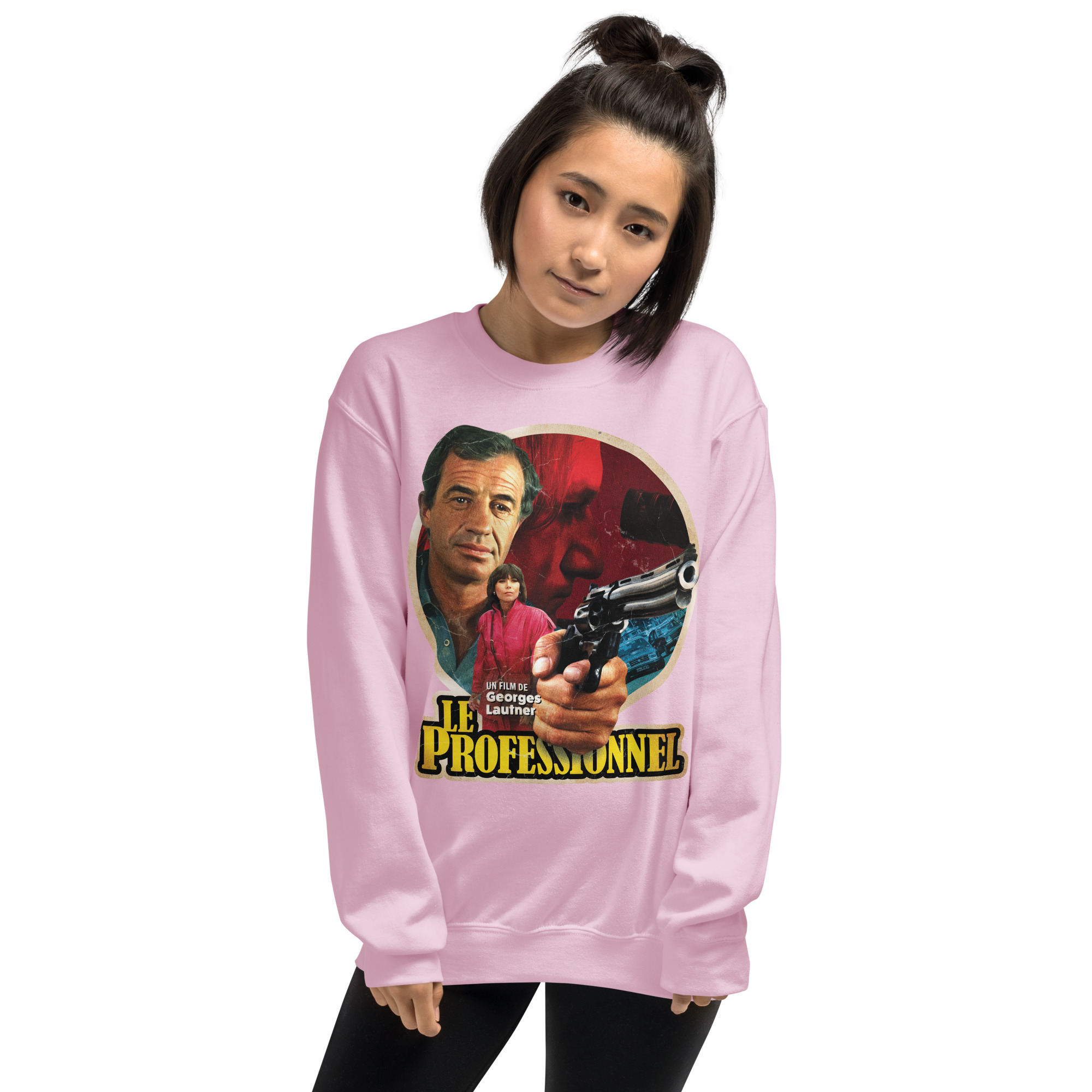 Le Professionnel (1981) Unisex Sweatshirt - Image 8