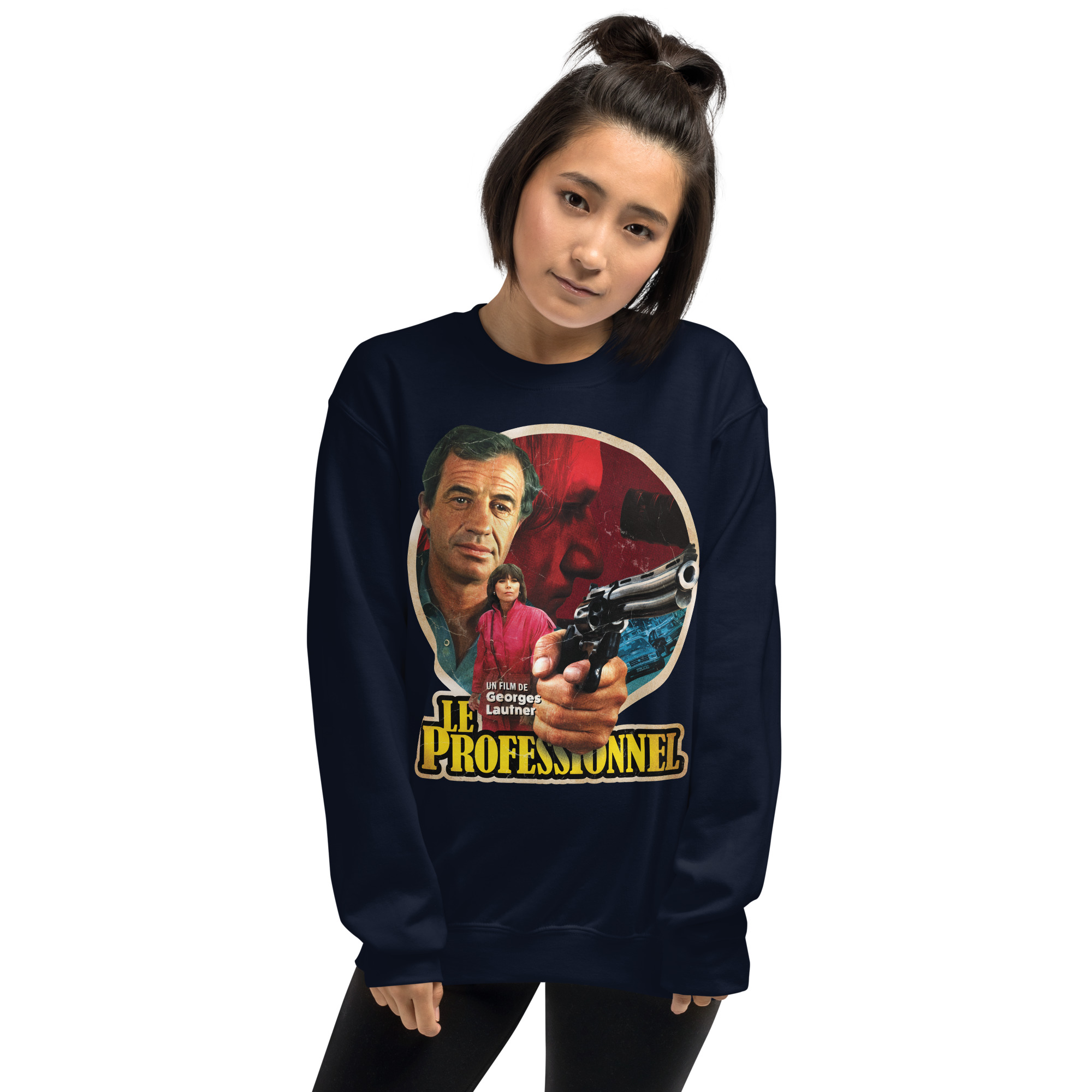 Le Professionnel (1981) Unisex Sweatshirt - Image 3