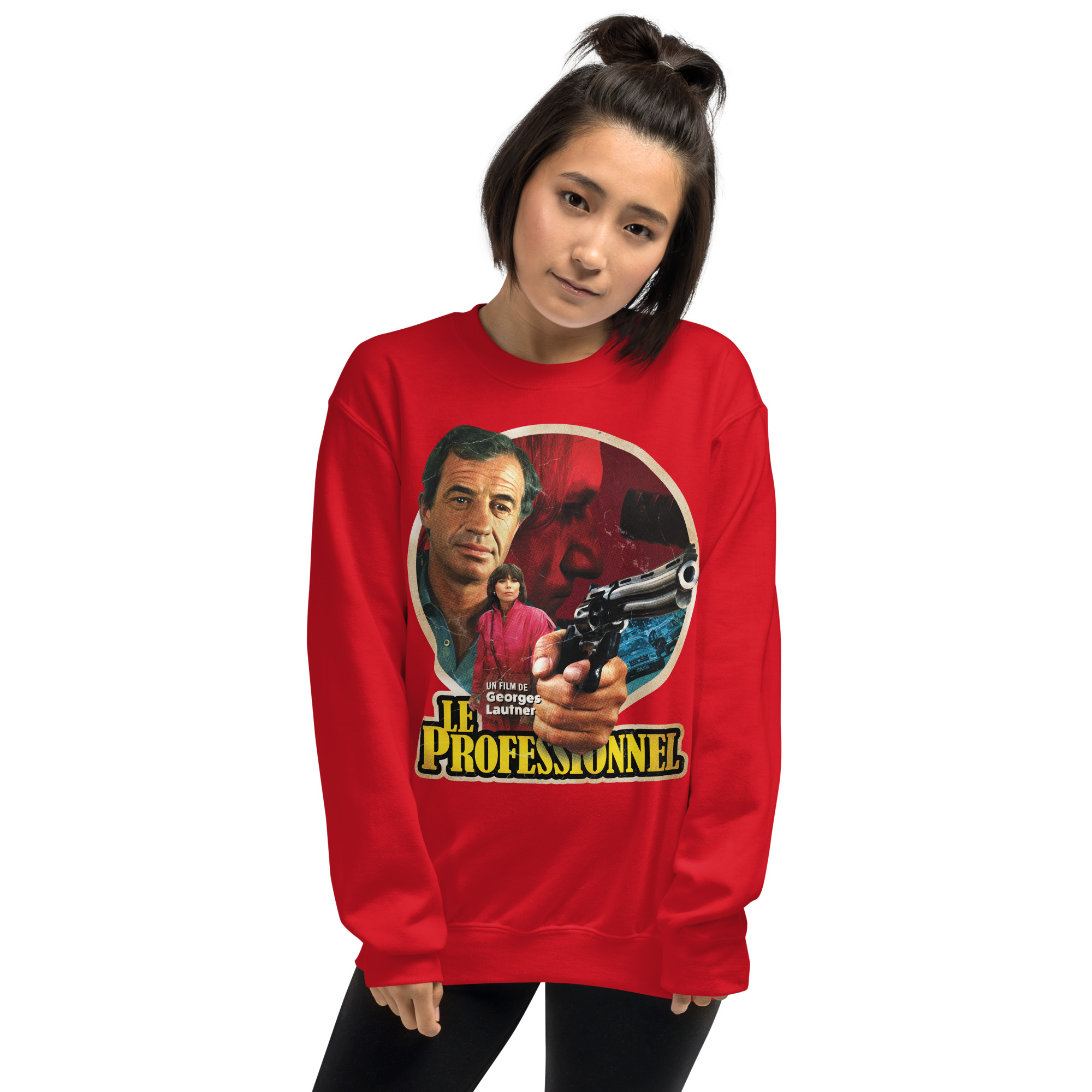 Le Professionnel (1981) Unisex Sweatshirt - Image 5