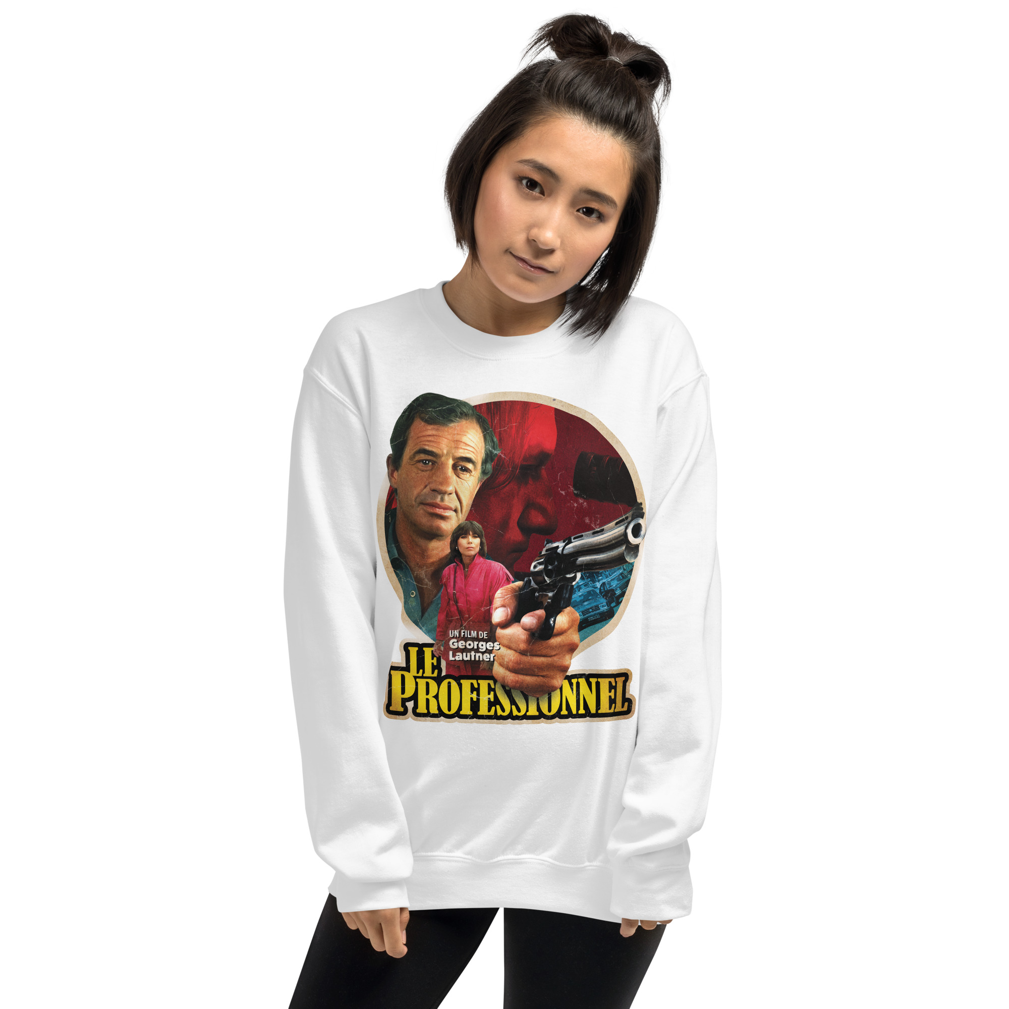 Le Professionnel (1981) Unisex Sweatshirt - Image 9