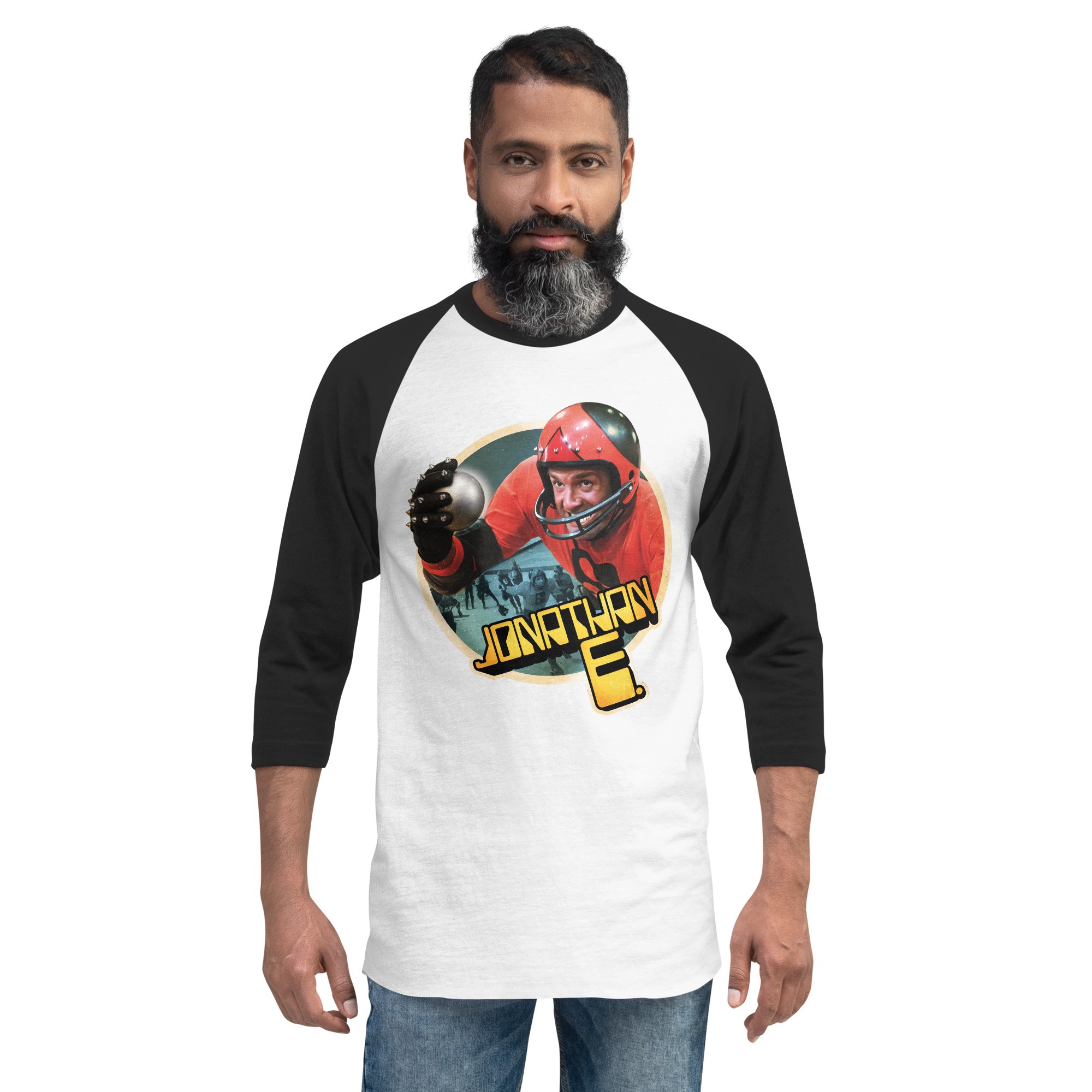 Jonathan E 3/4 sleeve raglan shirt - Image 2